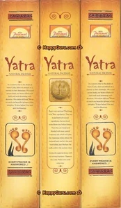“Yatra” 3 Packets 15gx3 Parimal Natural Masala Incense Sticks ॐ Happy Guru - Picture 1 of 2