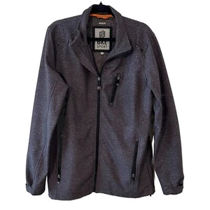 BKE Sport Gray Mens Jacket Zip Up Pockets Coat Adjustable Cuffs Size Medium - Picture 1 of 21