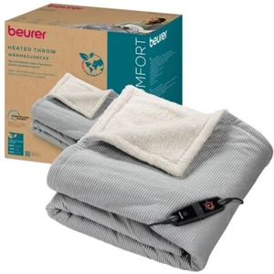 Beurer HD 81 Coperta Riscaldata Grigio Verde Planet 110 W GARANZIA 3 ANNI - Foto 1 di 9
