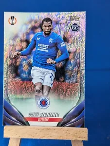 Dujon Sterling Rangers FC Rookie Football Card Topps 2023-24 UCC Jade Edition SP - Picture 1 of 4