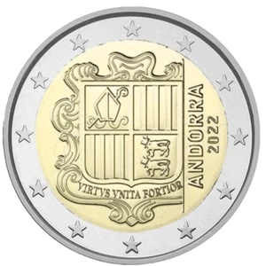 2 Euro Andorra 2022 * Wappen * unc - Bild 1 von 2