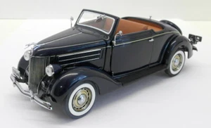 Danbury Mint 1/24 Scale 195-039 - 1936 Ford Deluxe Cabriolet - Blue - Bild 1 von 6