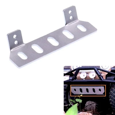 Pour Tamiya CC01 Wrangler 1/10 RC Voiture Plaque anti-collision métallique - Photo 1/4