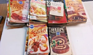 120 vintage Pillsbury Bake-Off Recipes Cookbooks Pamphlets Booklets Lot - Picture 1 of 23
