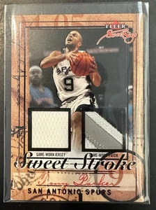 2004-05 Fleer Sweet Sigs Tony Parker Dual Relic Parallel /29 #SSTP Spurs - Picture 1 of 2