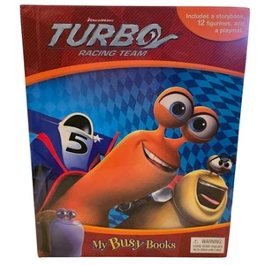 2014 DreamWorks TURBO Racing Team, My Busy Book Complete with Figures & Playmat - Picture 1 of 12