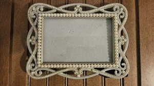 4x6 Kunstperlen verzierter Bilderrahmen. Freistehend oder Wandbehang. - Bild 1 von 2