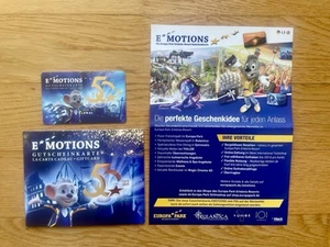 Europa-Park Rust E MOTIONS Gutscheinkarte 50 JAHRE | 50 years Ed - Bild 1 von 3