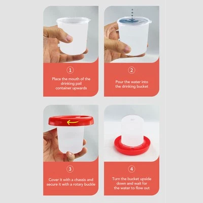 Kükenfütterungs- Und Tränkeset Drehhülse Automatische Fütterung Und Tränkung - Bild 1 von 4