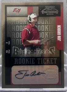 2004 Contenders Jon Gruden auto card-Rookie Ticket - Picture 1 of 1