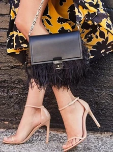 Stuart Weitzman Nudistsong Neutral Patent Ankle Strap Sandal Heels Size 6 $398 - Picture 1 of 10