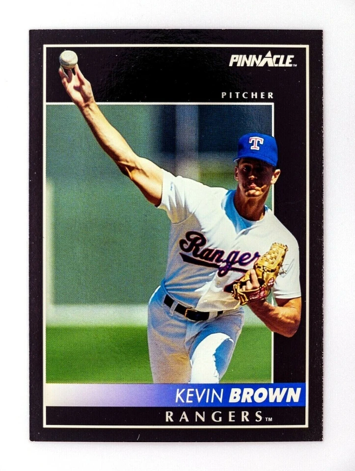 1992 Score Pinnacle Kevin Brown #405 Texas Rangers - Image 1 of 1