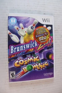Brunswick Zone Cosmic Bowling (Nintendo Wii, 2010) autentico, completo, testato - Foto 1 di 9