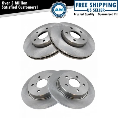 Juego de rotores de freno delanteros y traseros para Ford Focus 2012-2018 Foto 1 de 4