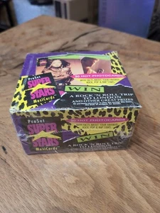Tarjetas musicales ProSet Super Stars 1991 serie 1 Hobby Box nuevo sellado - Imagen 1 de 5