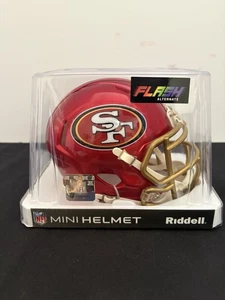 Mini casco San Francisco 49ers Flash Red Riddell NFL Football Speed nuovo con scatola - Foto 1 di 8