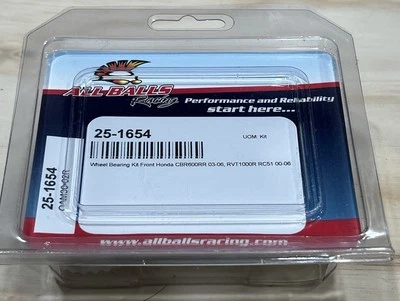 All Balls Racing 25-1654 前轮轴承密封套件本田 CBR600 RC51 RVT 全新 — 第 1/2 张图片