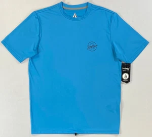 Men's Volcom Anti-Uf 50+ UPF Short Sleeve Loose Fit Thrashguard Swim Surf Shirt - Picture 1 of 5