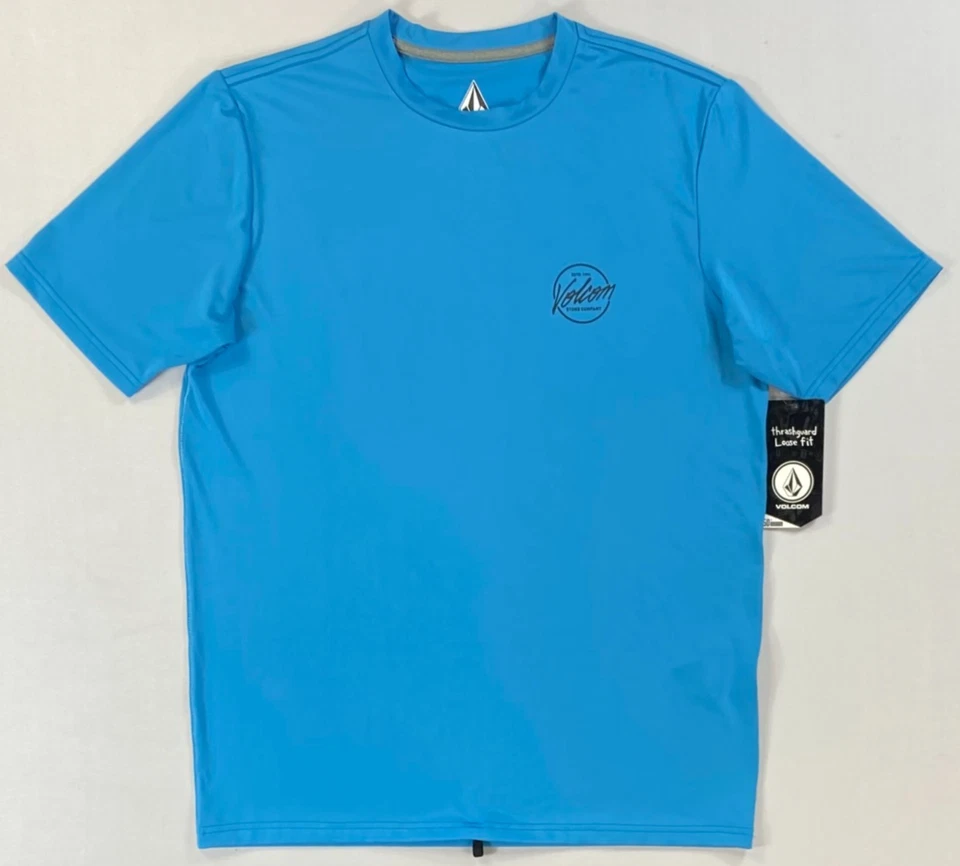 Men's Volcom Anti-Uf 50+ UPF Short Sleeve Loose Fit Thrashguard Swim Surf Shirt - Image 1 of 1