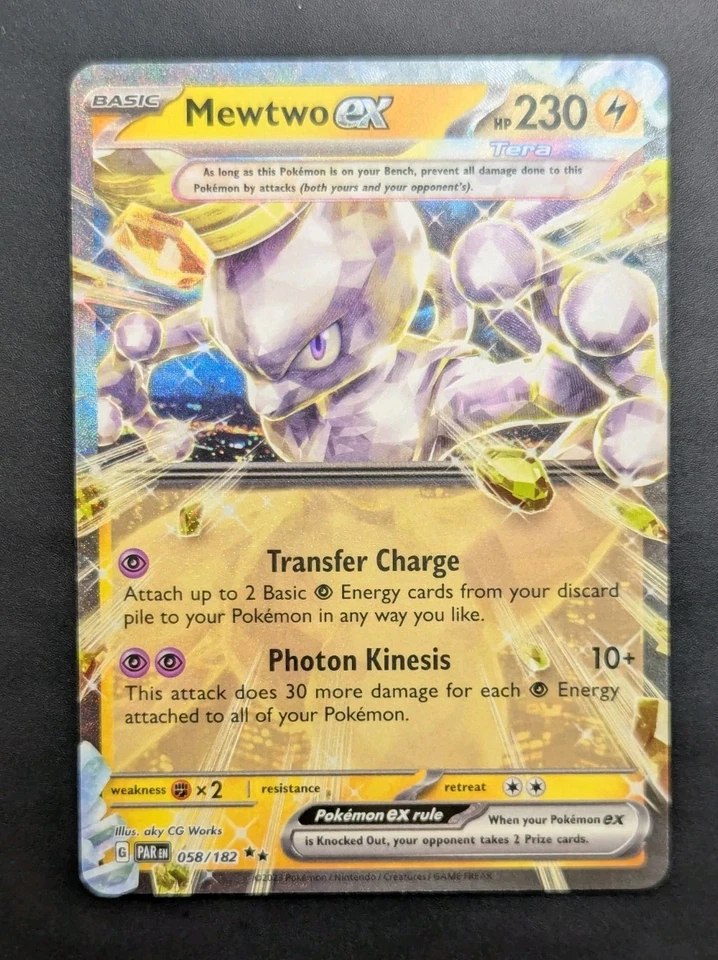 Mewtwo ex 058/182 SV04: Paradox Rift Holo - Image 1 of 2