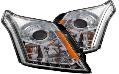 Anzo 111307 Chrome Projector Headlights Plank Style Clear for 10-16 Cadillac SRX Foto 1 de 4