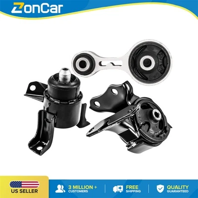 3 piezas soportes de motor delanteros izquierdo delantero derecho trasero para 2003 2004 2005 Mazda 6 2,3 L Foto 1 de 4