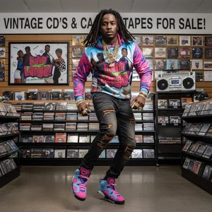 •LIVIN’ LARGE! ~ SOUNDTRACK• (1991 OG PRESSING) (CASSETTE TAPE) - Picture 1 of 10