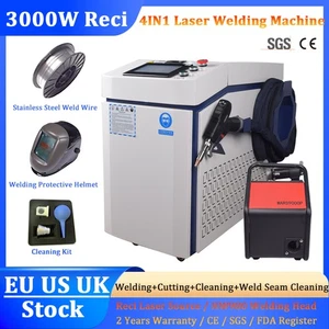 Máquina de corte de soldadura láser de fibra portátil RECI 3000W 4 EN 1 soldador láser Reci - Imagen 1 de 17