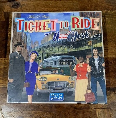 Days of Wonder Ticket to Ride New York - Multicolour Board Game Brand New Sealed - Image 1 of 4
