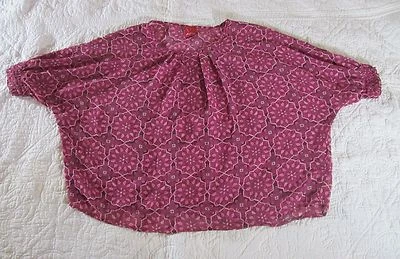 Топ для девочек Ella Moss размер 12 розовый с цветочным принтом полупрозрачный доломан богемное  - Изображение 1 из 4