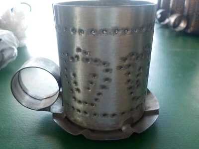 Tin Punch Tea Light - Accent Light By Irwin's Country Tinware - USA  (CL 14) - Image 1 of 4