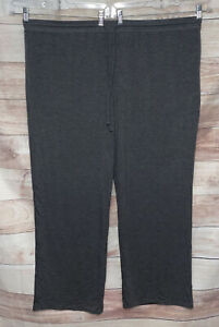 Gilligan & Omalley Women's Lounge Pants Size 3X Gray Elastic Waist NEW LBB76