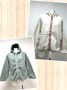 Damen weiche Fleece Kapuzenjacke mit Reißverschlusstaschen Übergrößen 16/18 20/22 24/26 - Bild 1 von 18