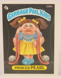 Topps Garbage Pail Kids 1986 serie 6 perla perforada #226a - Imagen 1 de 2