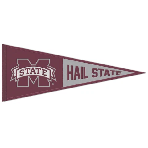 WinCraft Mississippi State Bulldogs 13" x 32" Slogan Pennant Cover