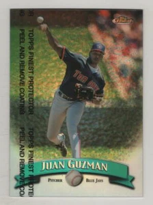 1998 Topps Finest Refractor #254 Juan Guzman Toronto Blue Jays BV$3 - Picture 1 of 1