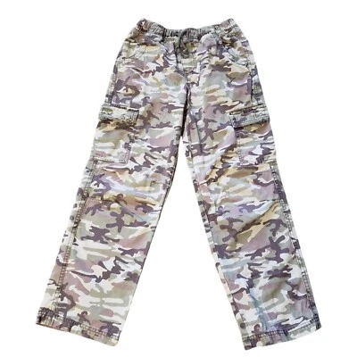 L.L. Pantalones deportivos Bean Boys jóvenes camuflados de algodón cargo talla 10 Foto 1 de 4