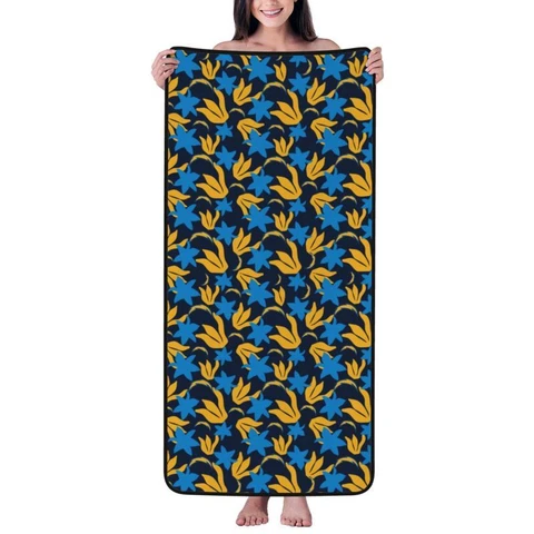San Diego Chargers Soft Coral Velvet Bath Towel Soft Travel Bath Towel 27x55in Cover