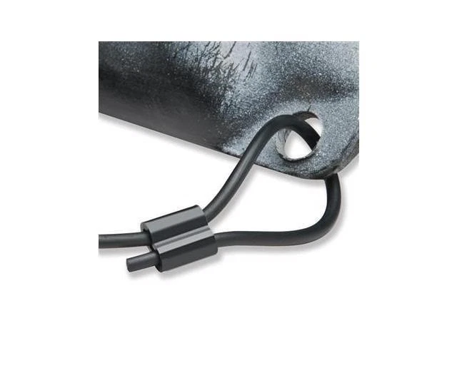 24 pack PVC decoy cord Crimps black Aluminum duck goose waterfowl clips fastener - Image 1 of 1