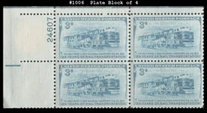 USA5 #1006 MNH PB4 B. & O. Railroad - Picture 1 of 1