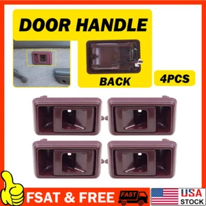 Interior Door Handle For Toyota 95-2000 Tacoma 89-95 Pickup Set of 4 Red - Picture 1 of 10