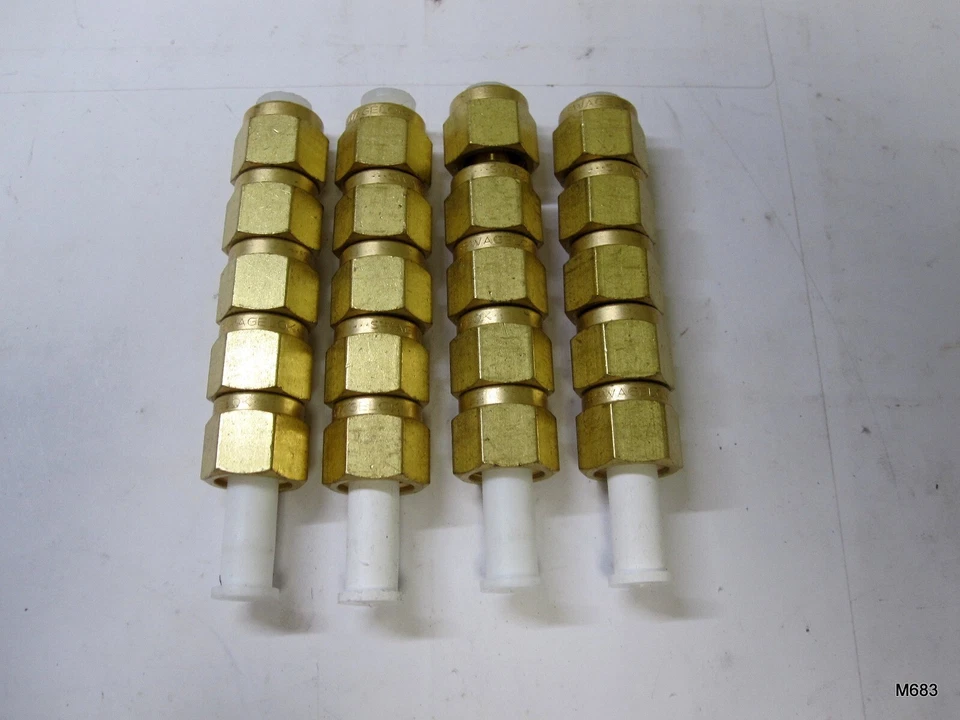 20-QTY Swagelok B-400-NFSET Nut & Ferrule Set (20 Nuts, Front & Back Ferrules) - Image 1 of 4