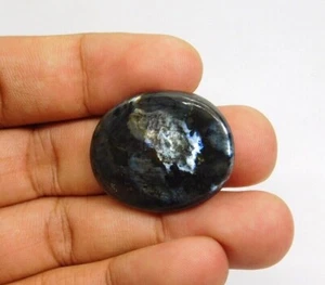 Top 100% Natural Larvikite Cabochon Loose Gemstone For Jewelry 37 Cts. ME-3913 - Picture 1 of 4