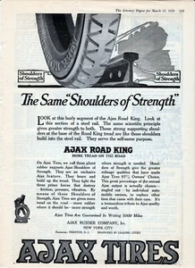 Cigarros Cortez Ajax Rubber Company Literary Digest 1919 hidromiel ciclo - Imagen 1 de 3