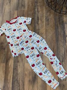 Kickee Kids Pajamas Set Size 6 Good Condition