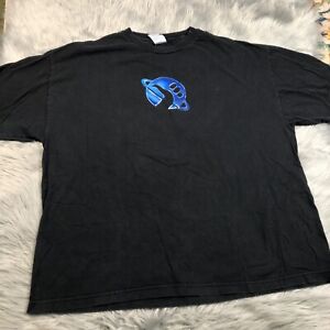 Vintage Hitchhikers Guide To The Galaxy Promo T Shirt Black Blue