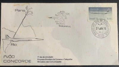 stamps first day cover - Concord Flight - Image 1 of 2