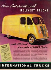 1939 International Harvester New Delivery Trucks All Steel Two Vintage Print Ad - Picture 1 of 8