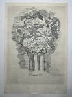 Giorgio Morandi Drawing on paper (Handmade) signed and stamped mixed media
