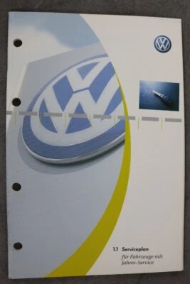 VW Serviceplan "Mai 2002" Ohne Einträge - Serviceheft / Wartungsheft   - Bild 1 von 4
